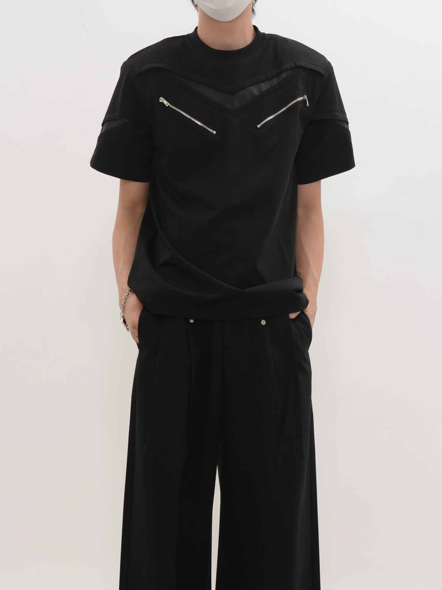 Vector Zip Panel Tee