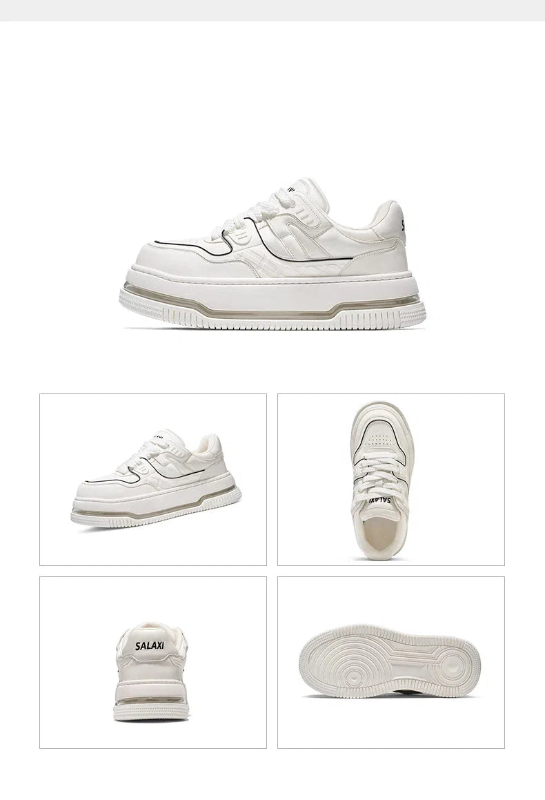 Retro Colorblock Platform Sneakers - Skipkicks