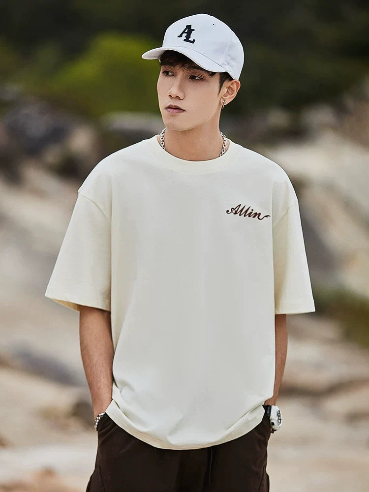 Heritage Script Graphic Oversized Tee