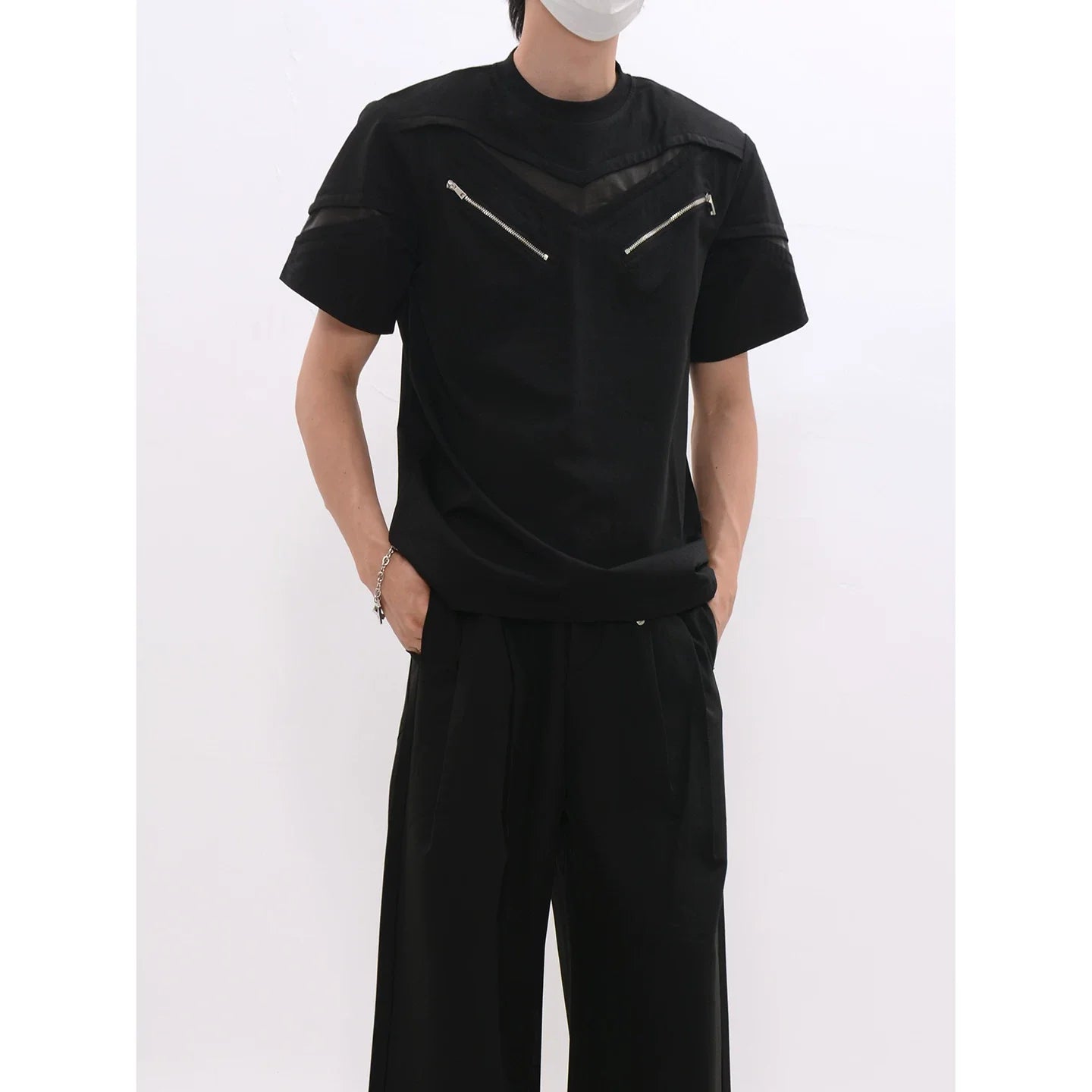 Vector Zip Panel Tee