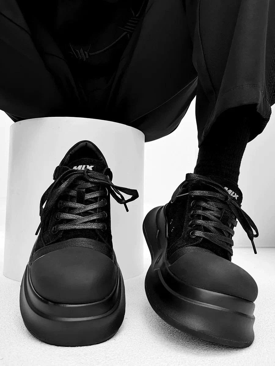 Obsidian Pulse Platform Sneakers