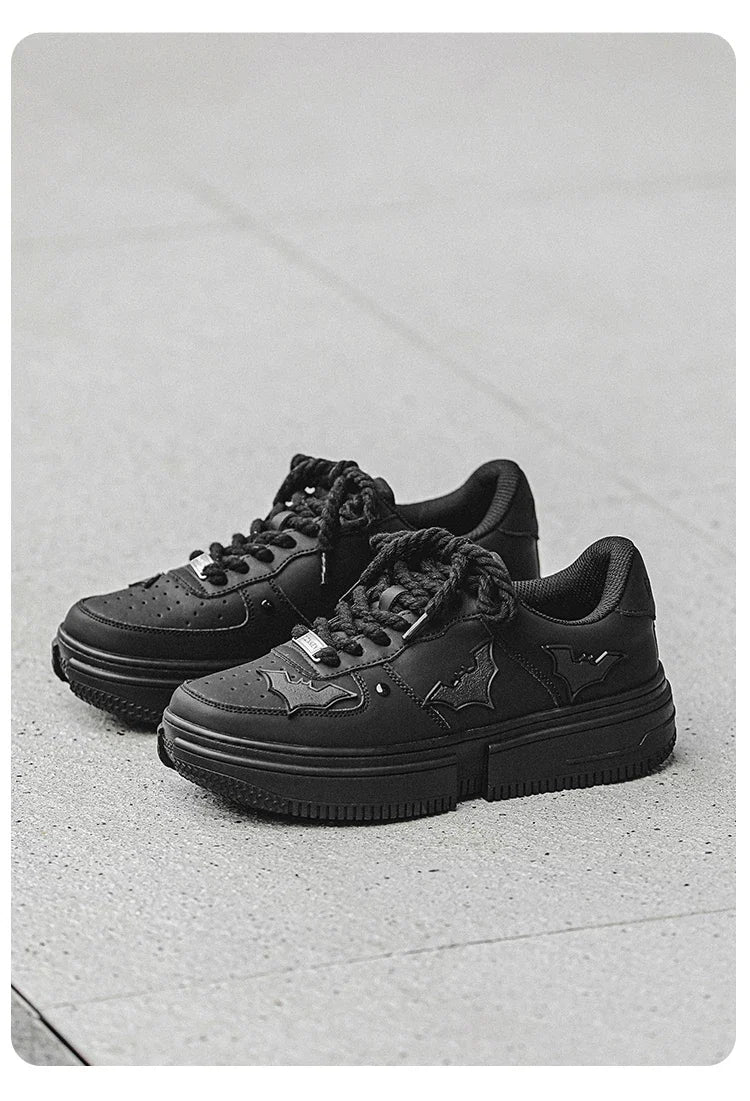 Nightwing Bat Crest Platform Sneakers - Skipkicks