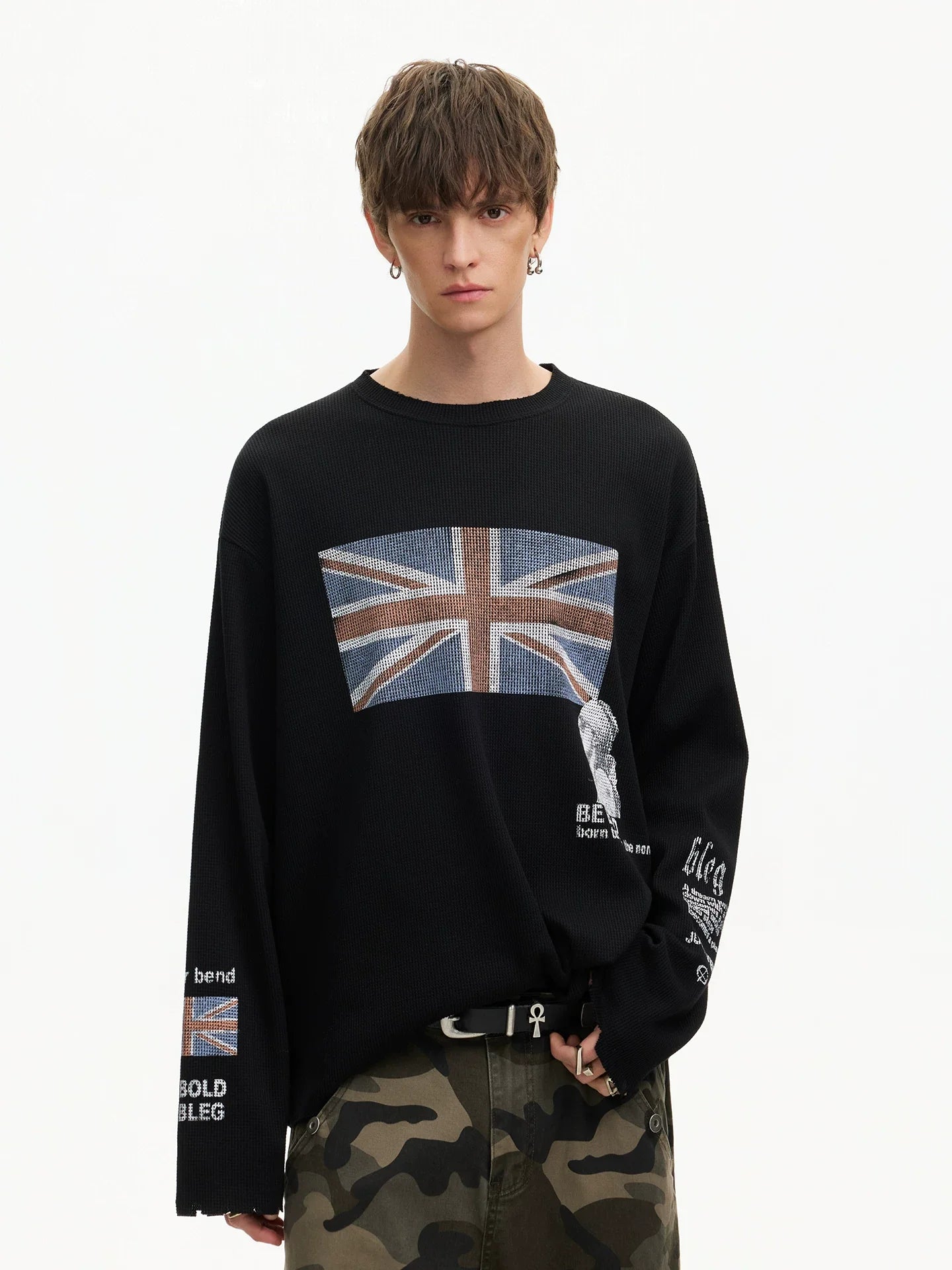 Union Wave Waffle Long-Sleeve Tee
