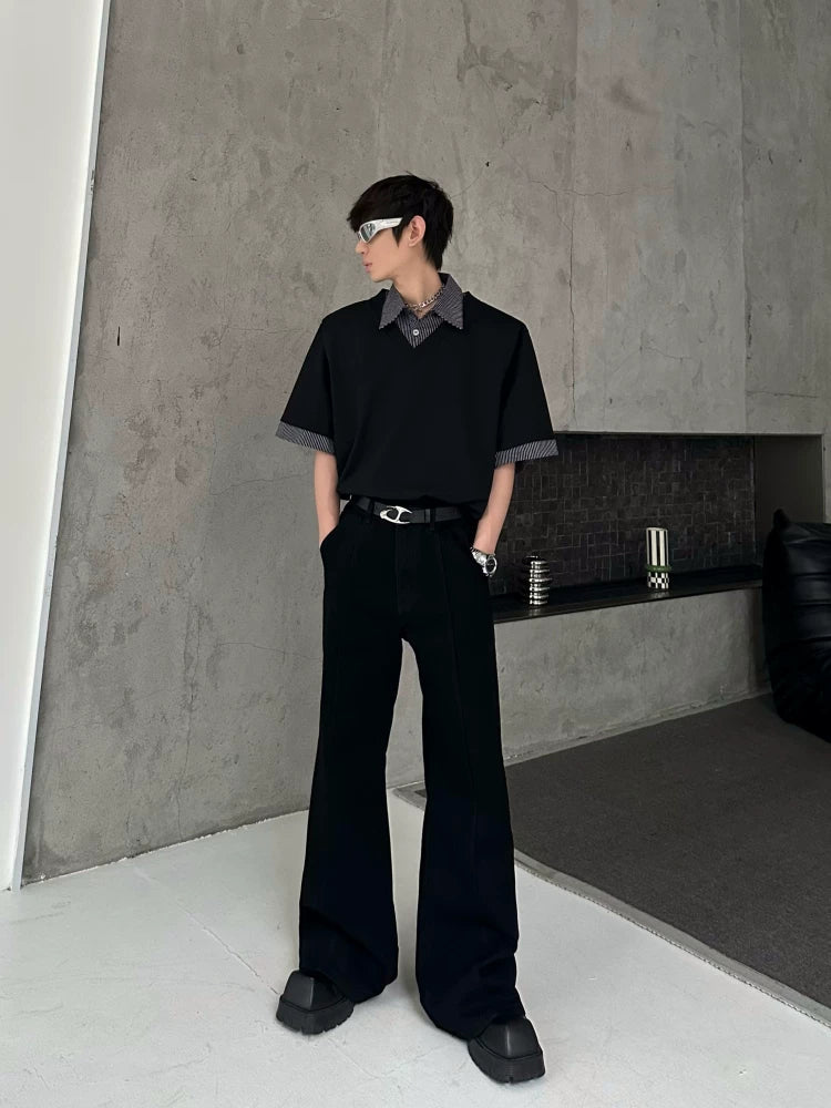 Ash Layered V-Neck Tee