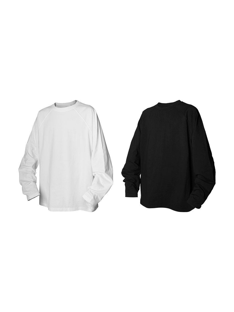 Minimalist Raglan Long Sleeve T Shirt