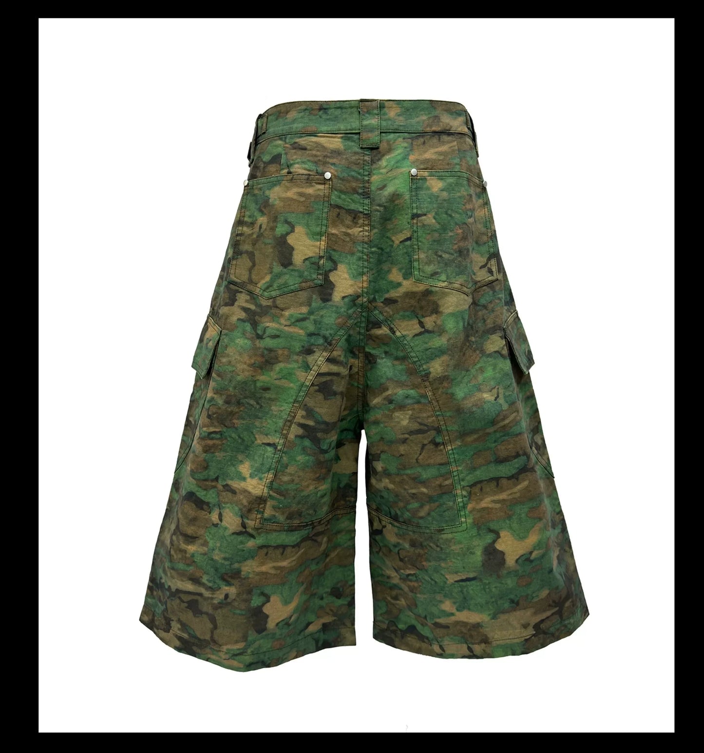 Timberfall Tiered Camo Cargo Shorts