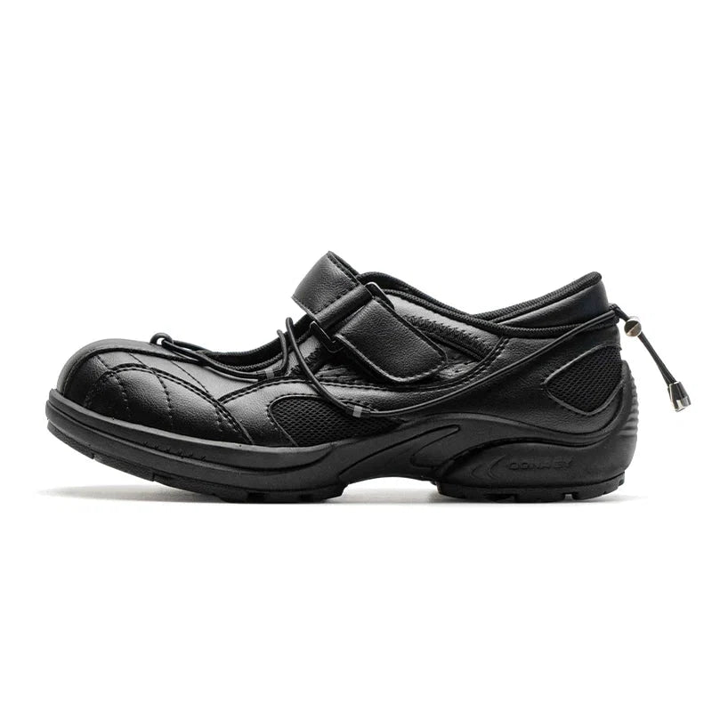 Trek-Strap Tech Mary Jane Sneakers - Skipkicks