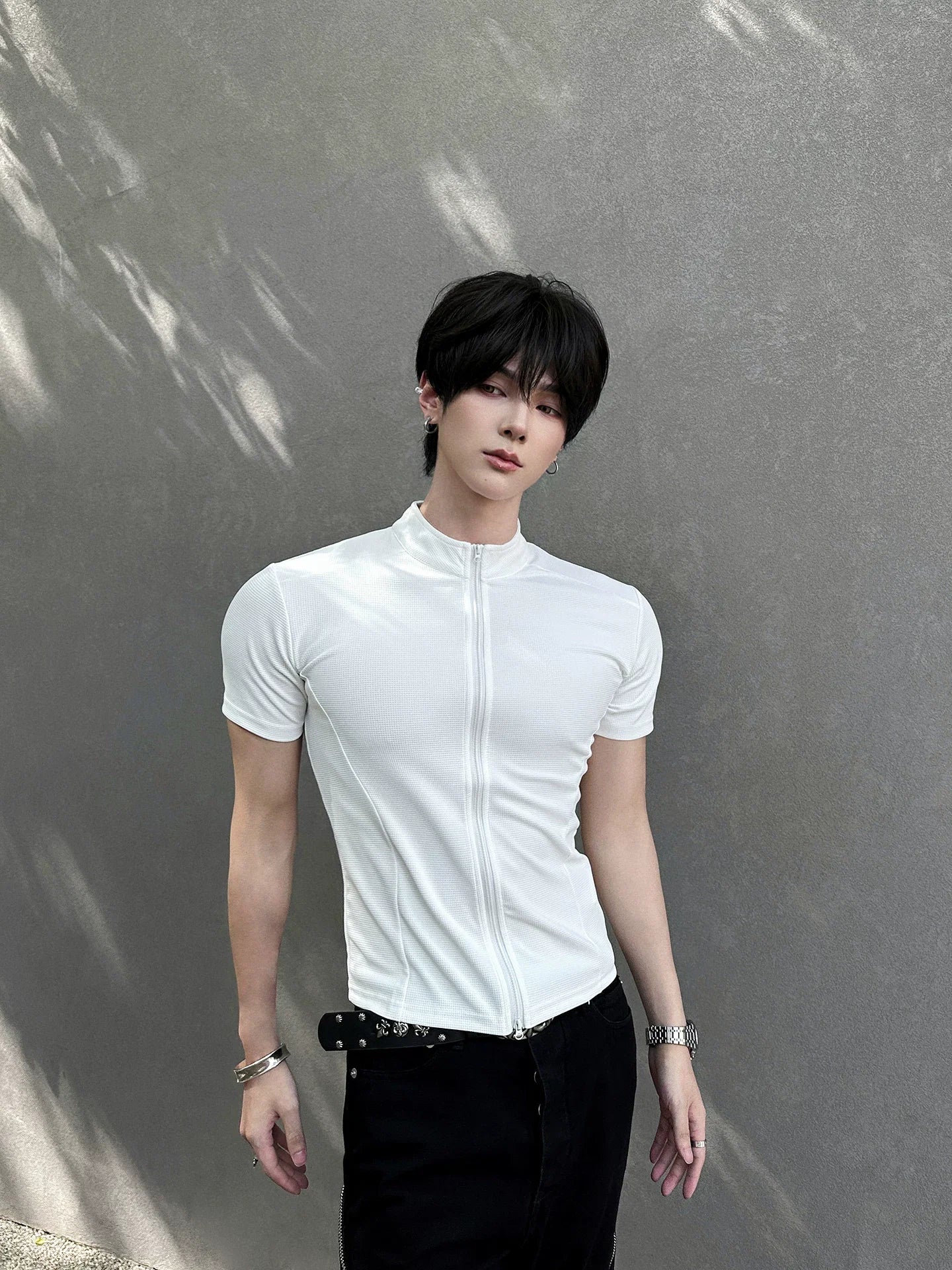 Frostgrid Sculpt Zip Mock Tee