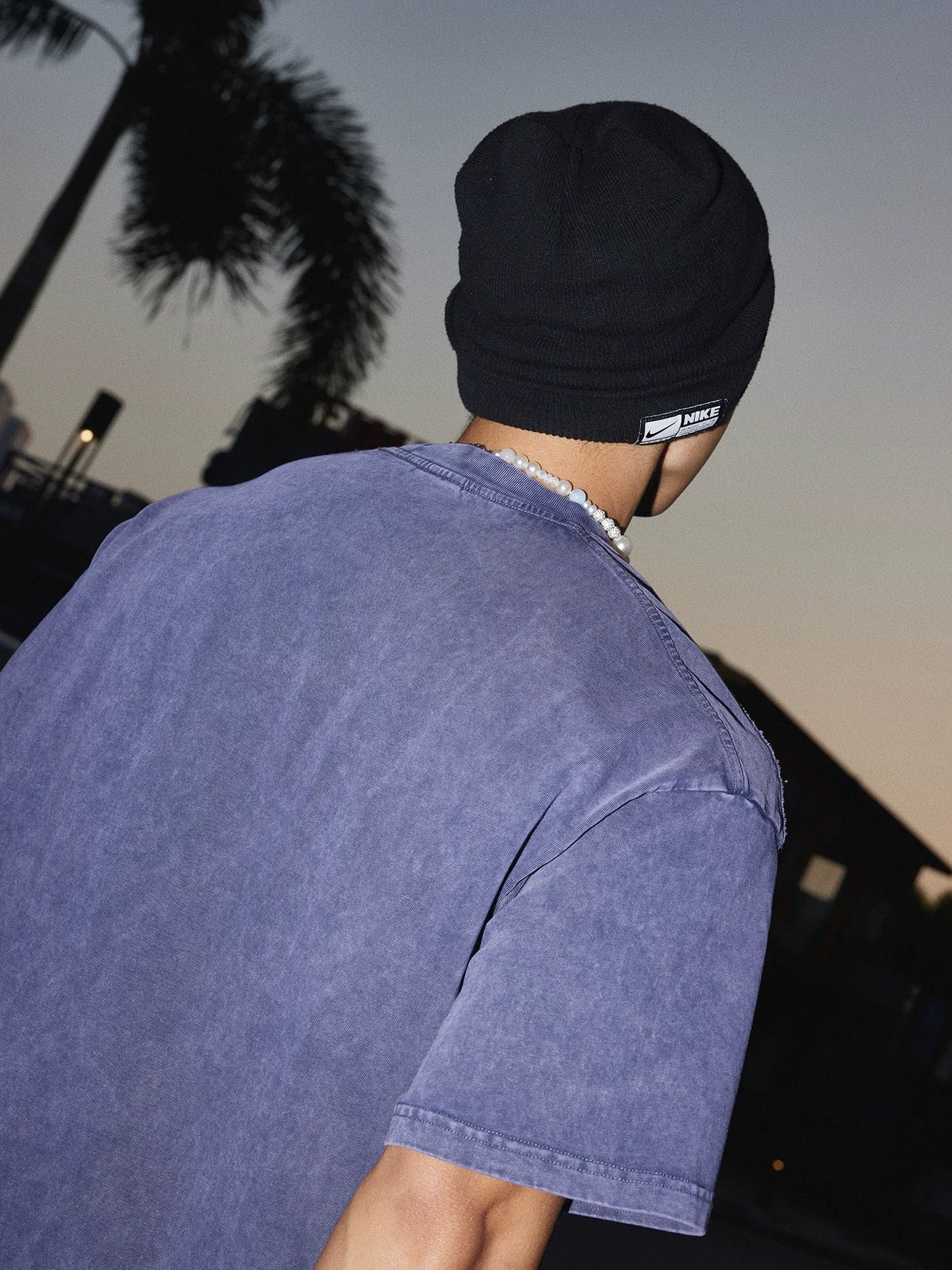 Pewterwash Garment-Dyed Logo Tee
