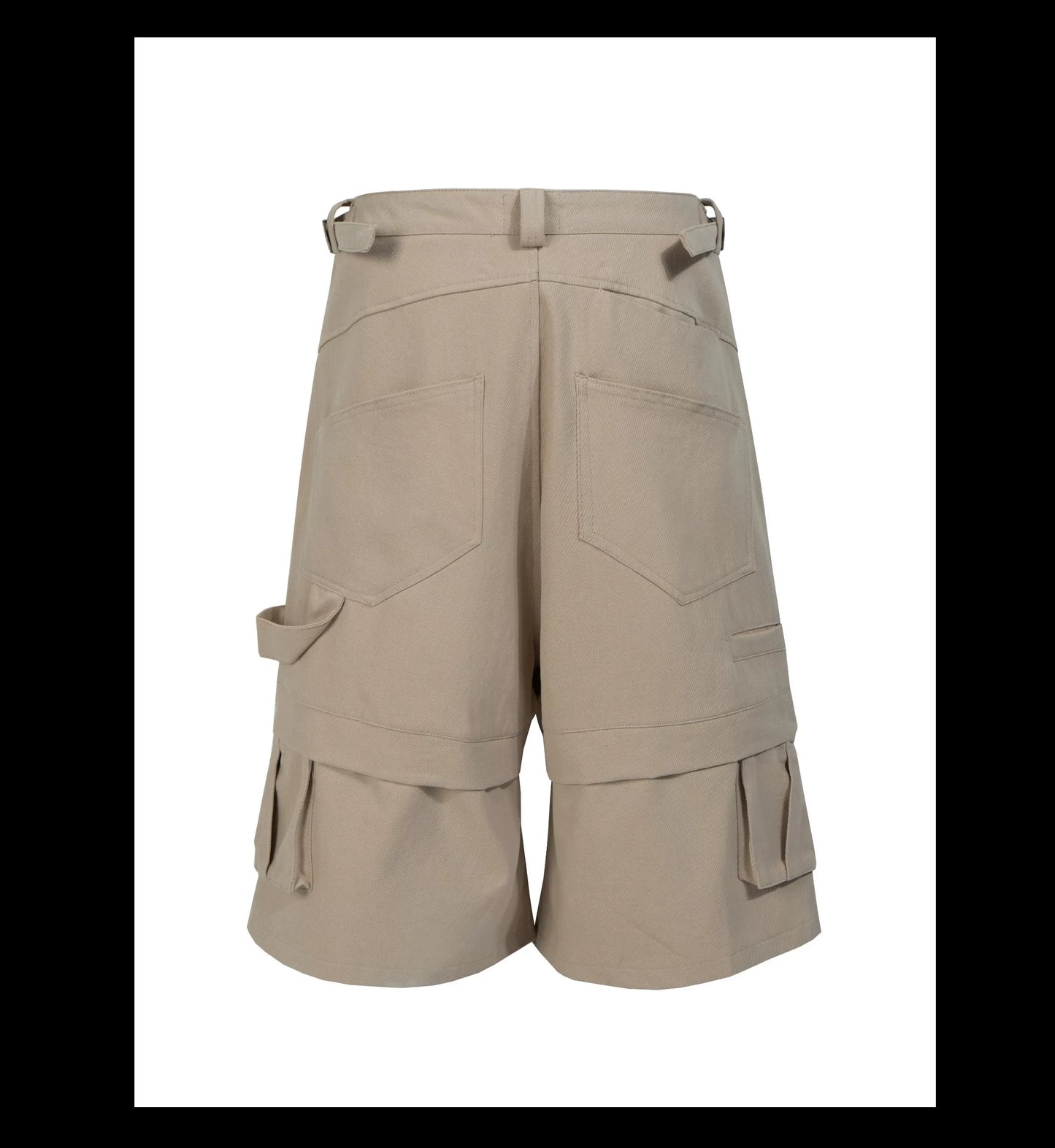 Onyx Parallax Layered Cargo Culottes