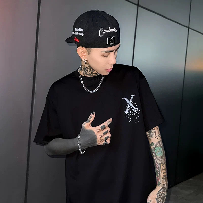 Crossfade Pixel‑X Graphic Tee