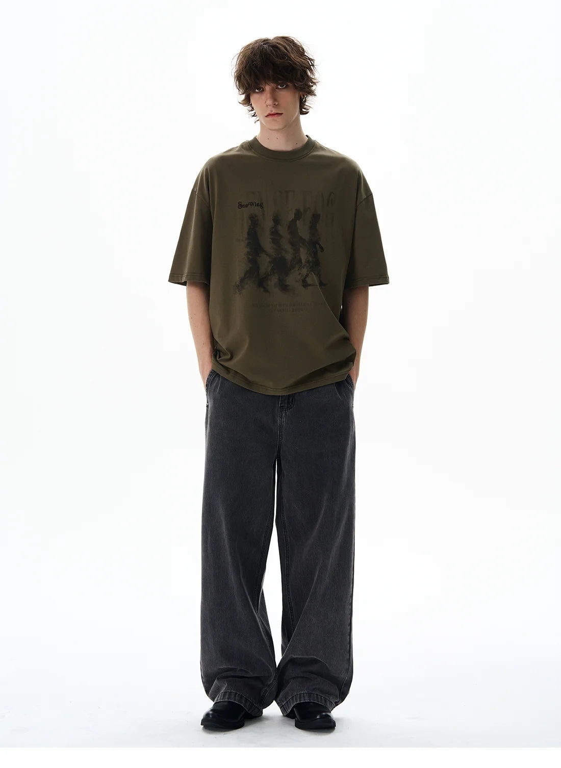Dense Fog Graphic Oversized Tee