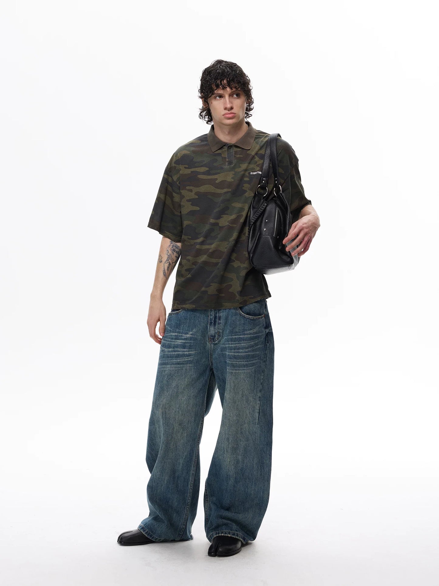 Everything Camo Polo Tee