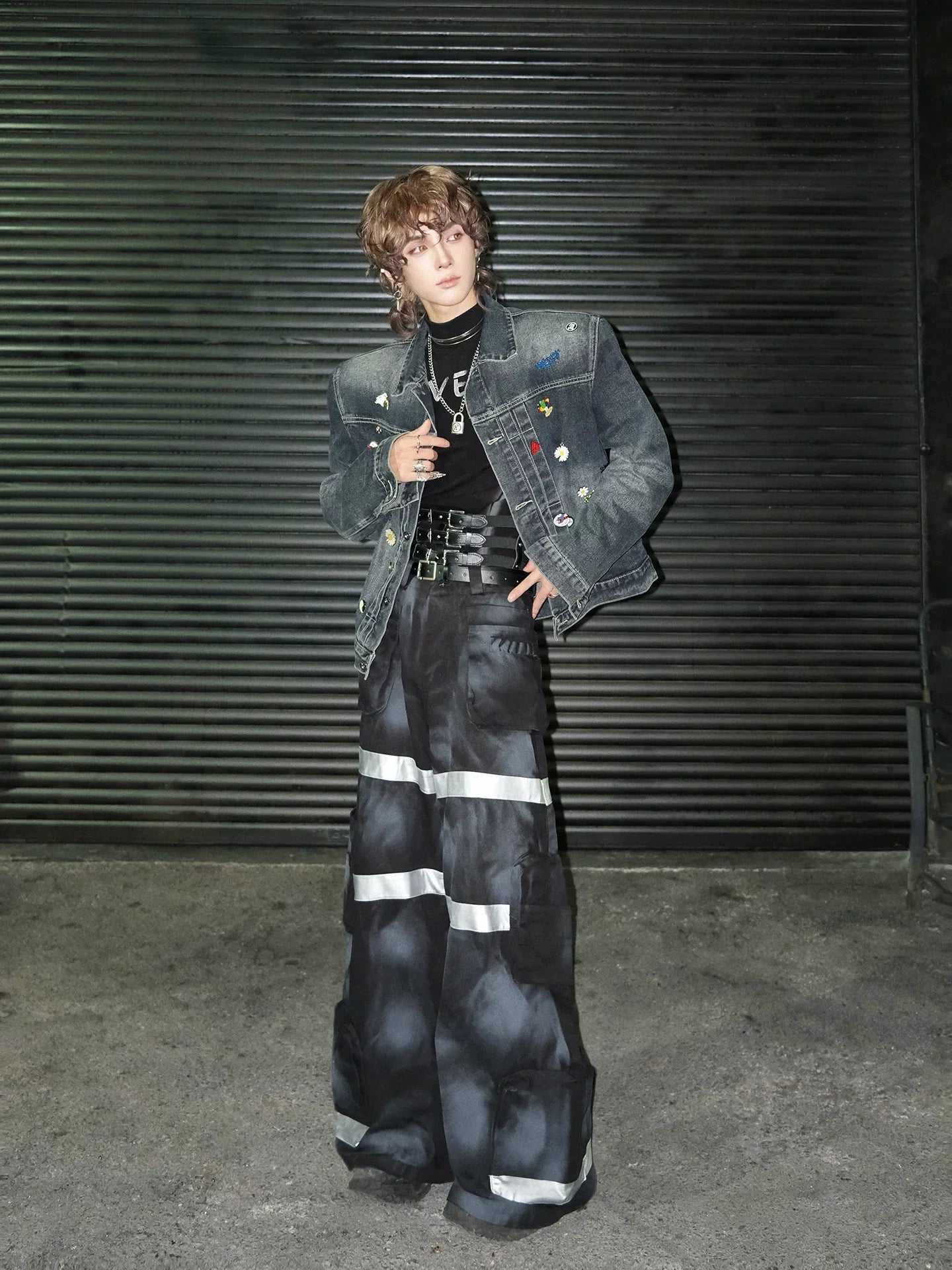 Gravemarch Sentinel Harness Cargo Pants - Futuristic Utility Wear