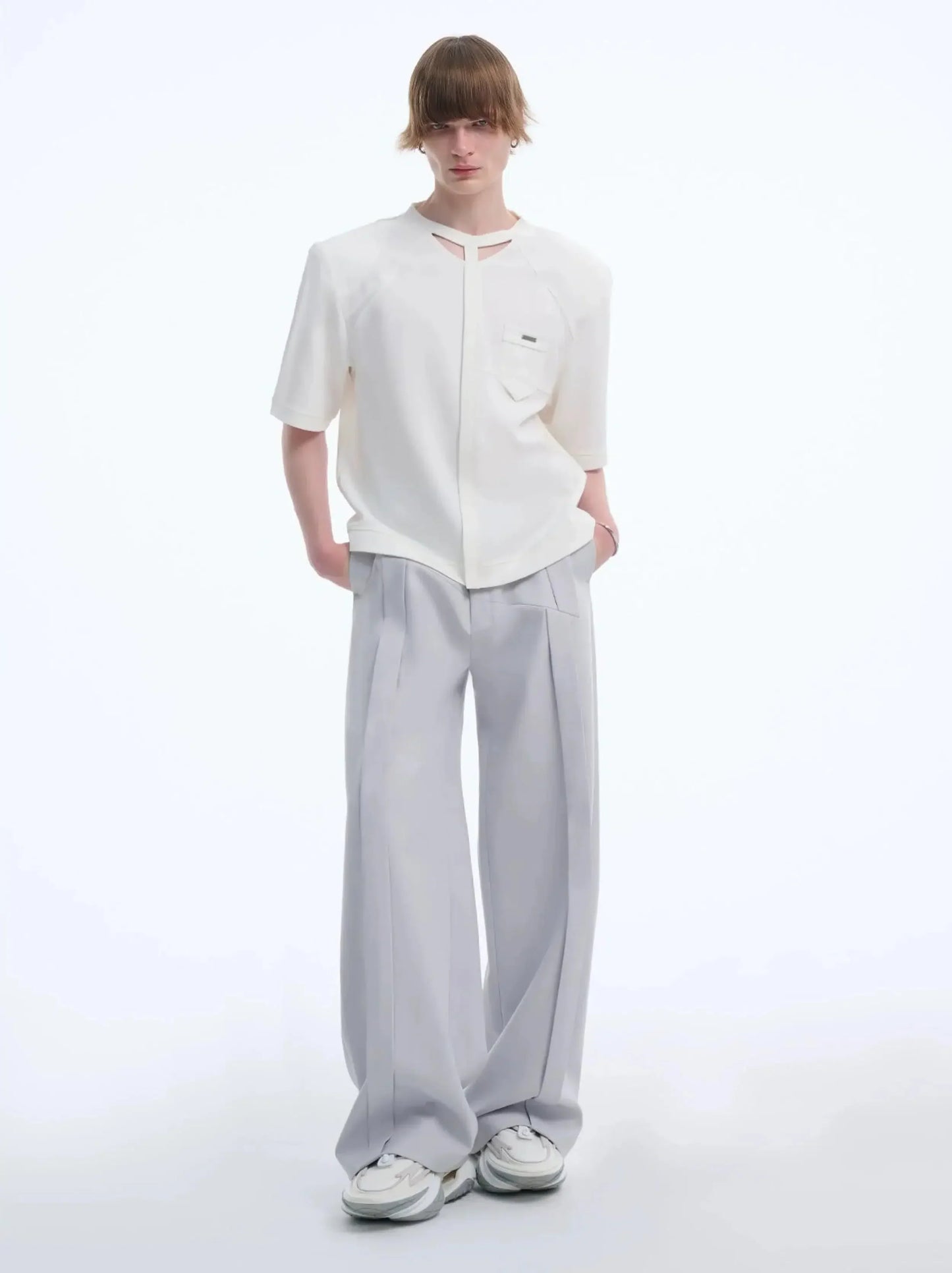 Modern Structured Layer T-Shirt