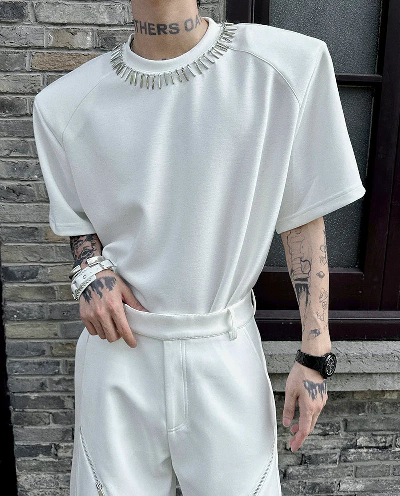 Midnight Halo Spikering Tee