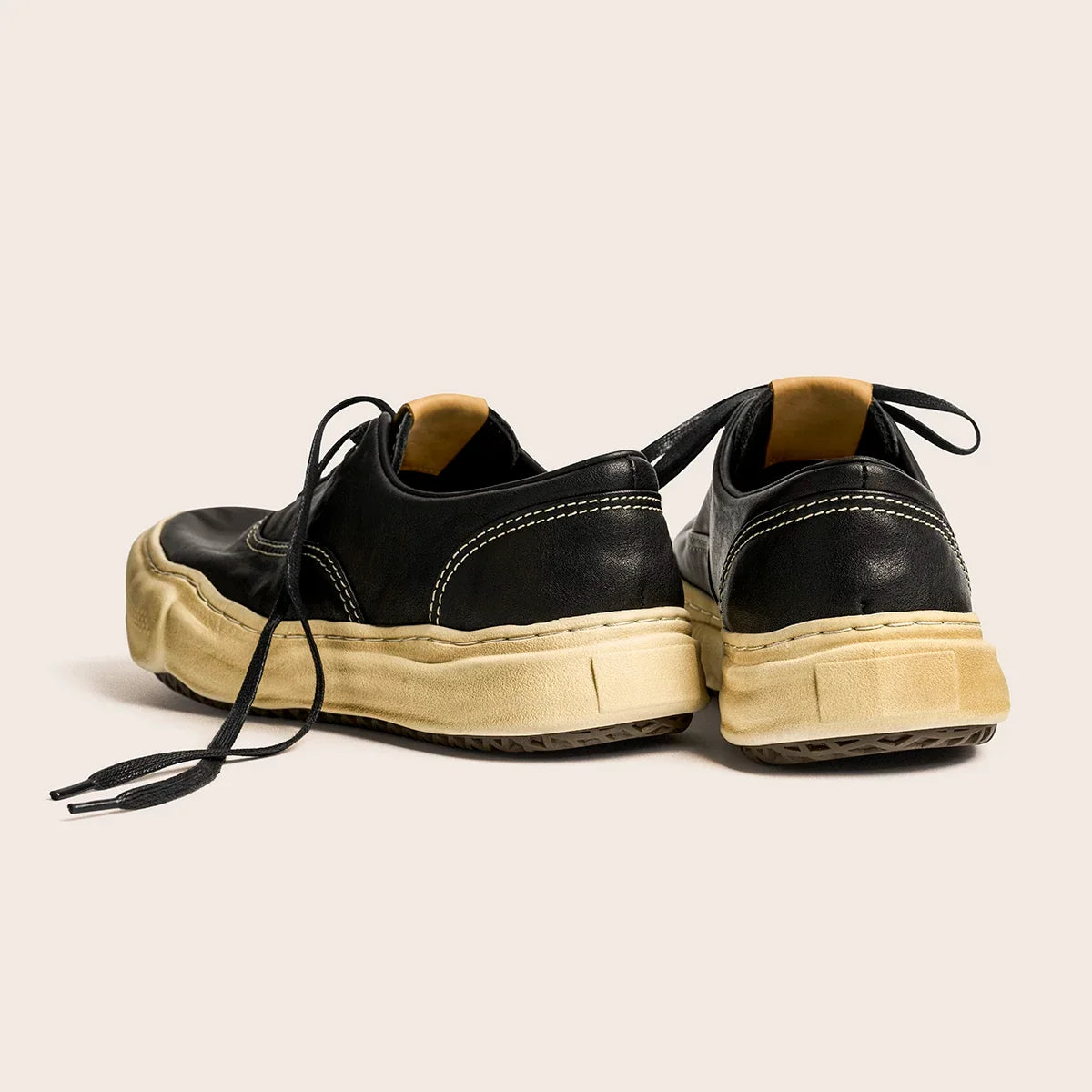 Distressed Washed Sneakers Retro Dissolved Shoes - Skipkicks