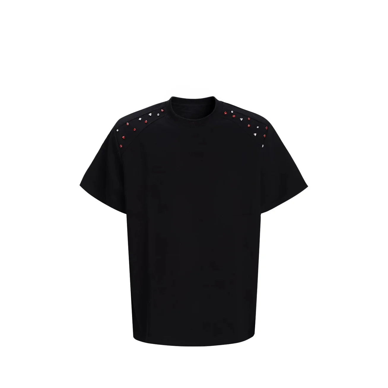 Nebula Studded Shoulder Box Tee