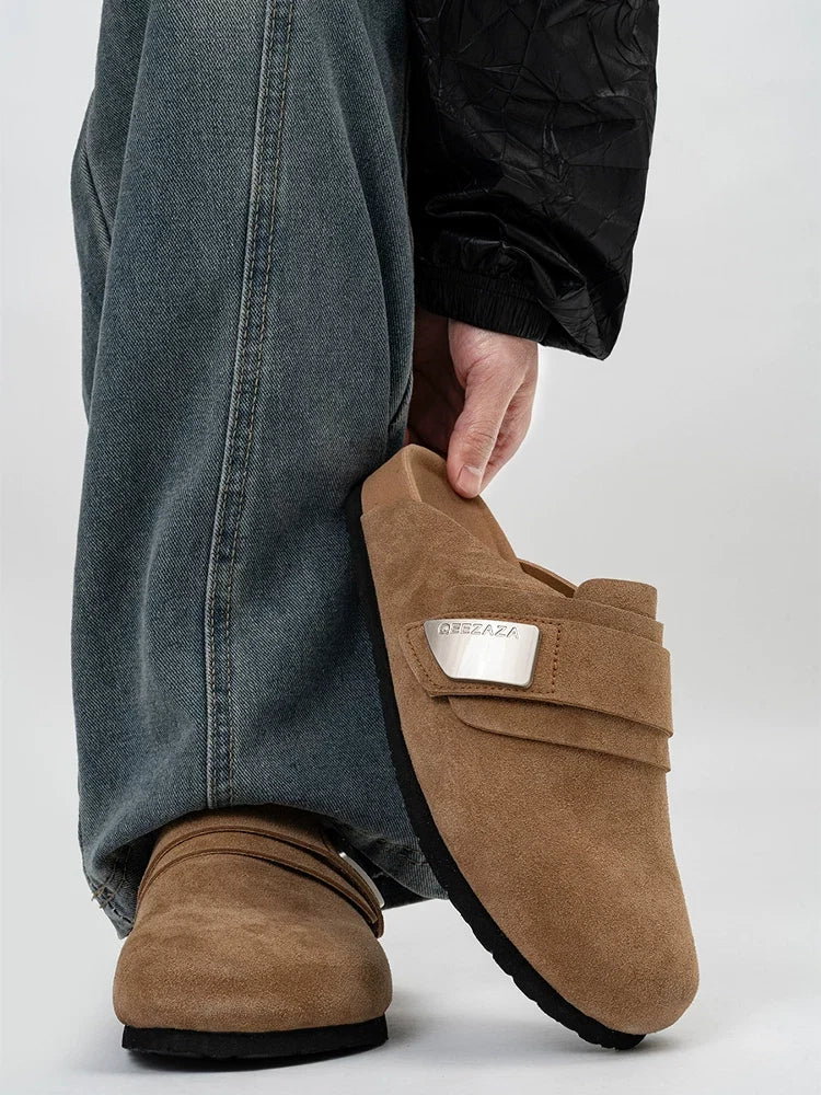 Crest Soft Suede Clogs - Skipkicks
