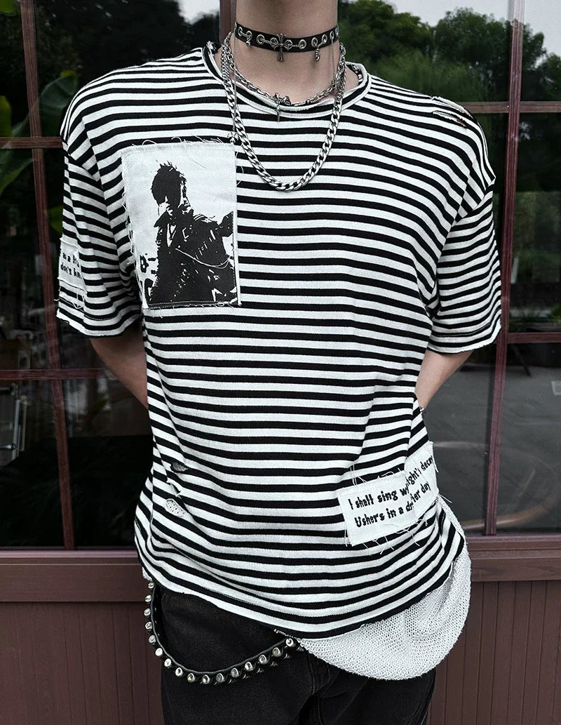Razor Hymn Striped Relic Tee