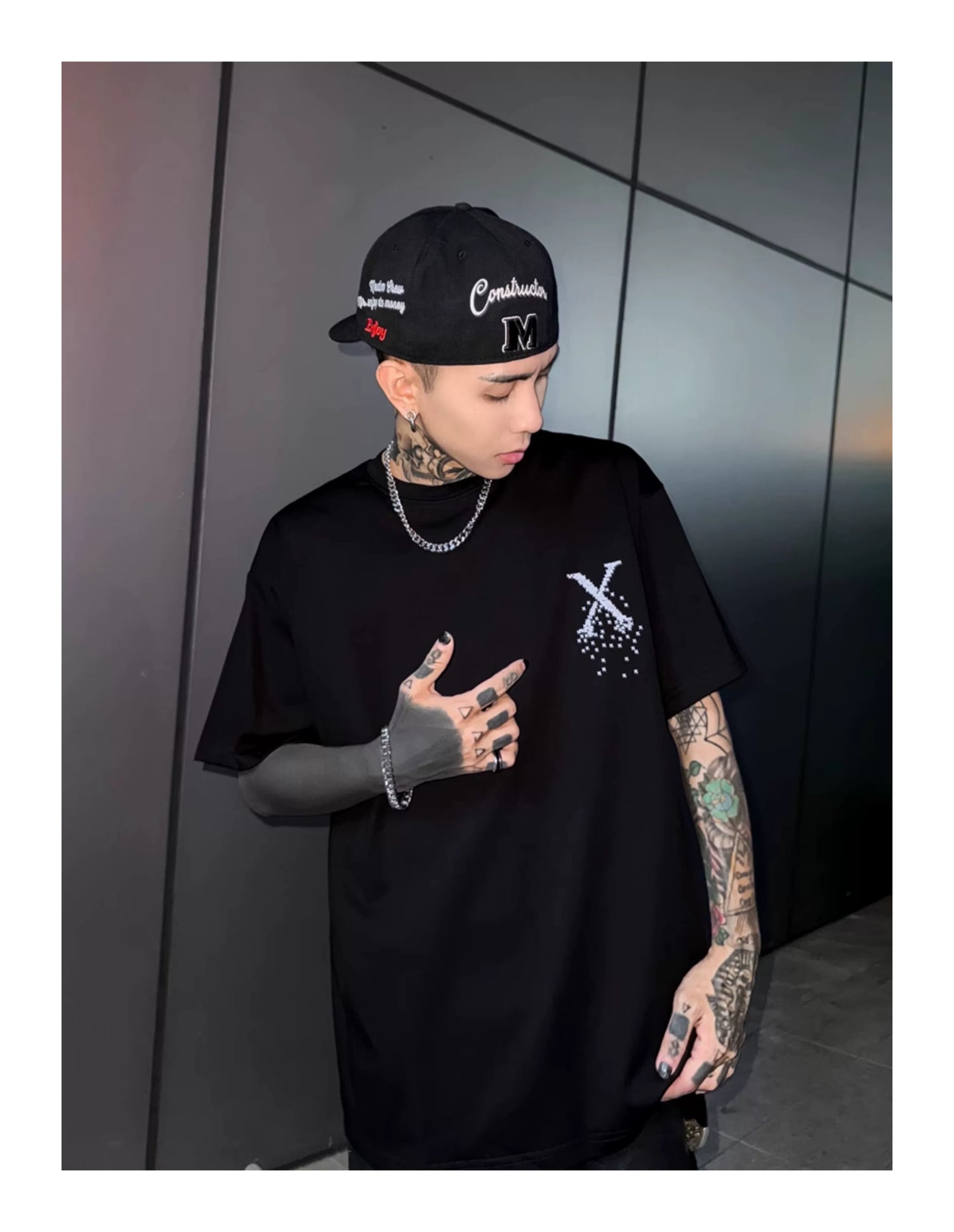 Crossfade Pixel‑X Graphic Tee