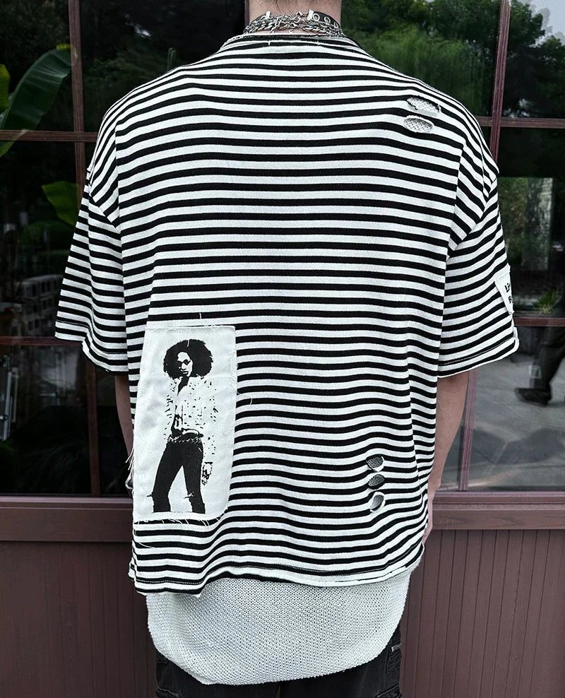 Razor Hymn Striped Relic Tee