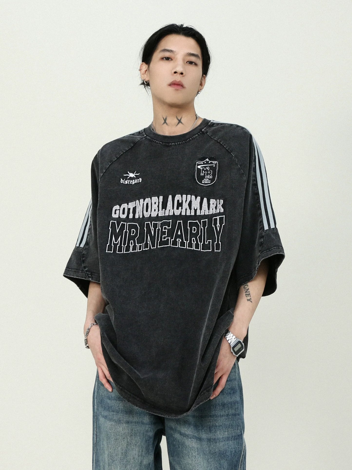 Blackmark Crest Varsity Jersey Tee