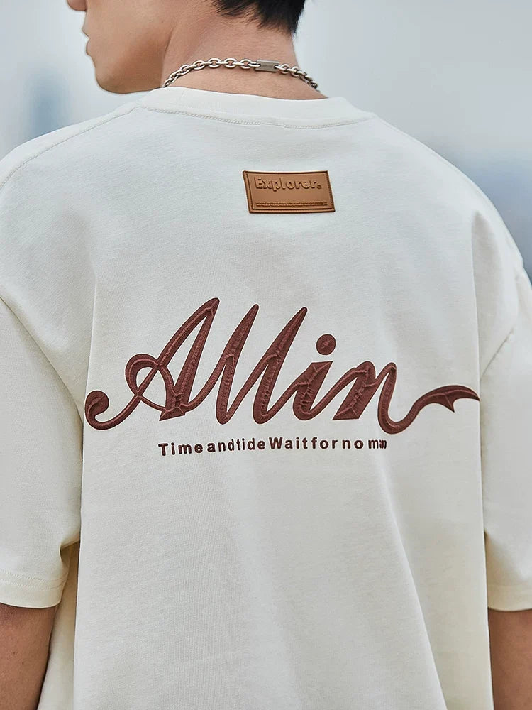 Heritage Script Graphic Oversized Tee
