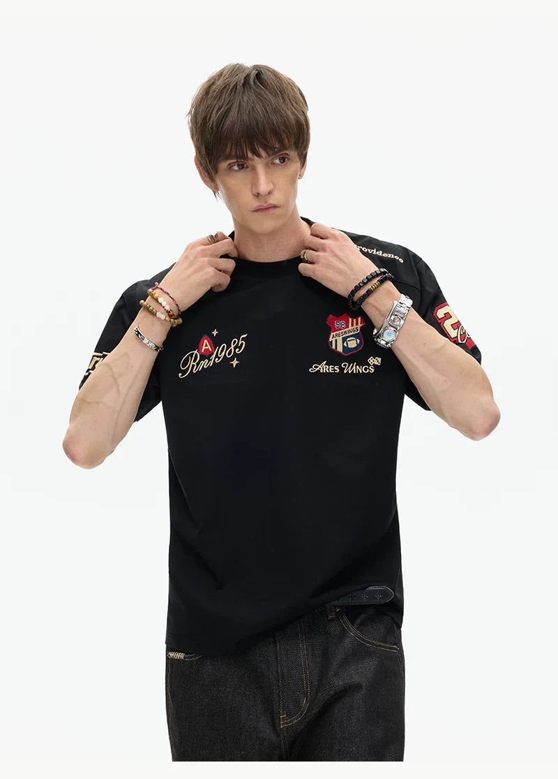 Ares Wings Racing Crest Tee