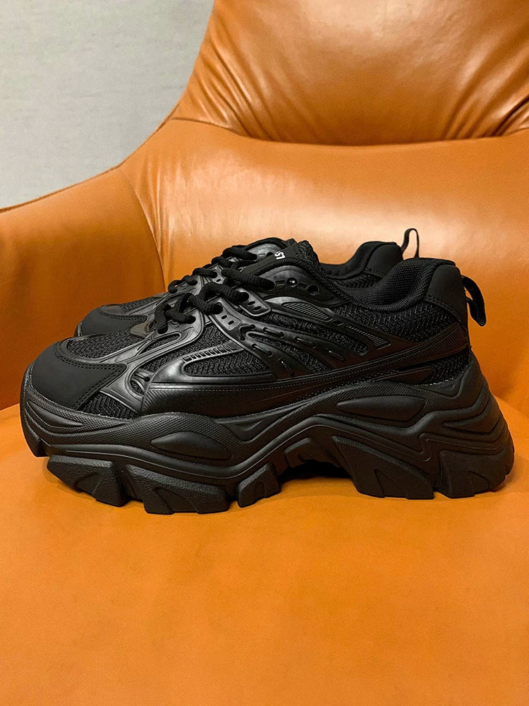 Obsidian Surge Hyper-Stack Sneakers - Skipkicks