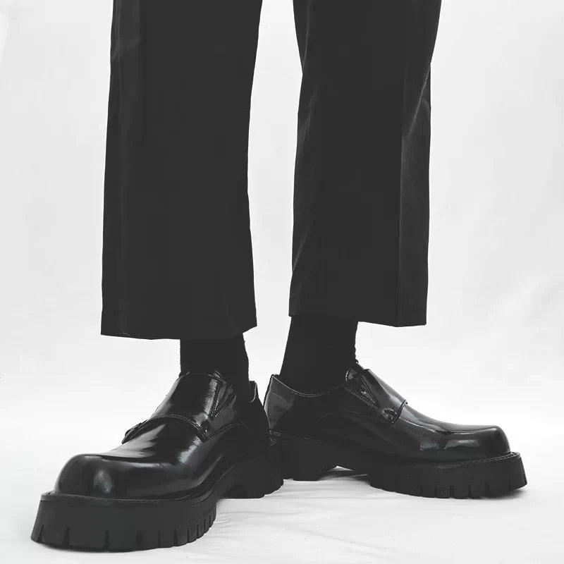 Obsidian Forge Double Monk Loafers - Skipkicks