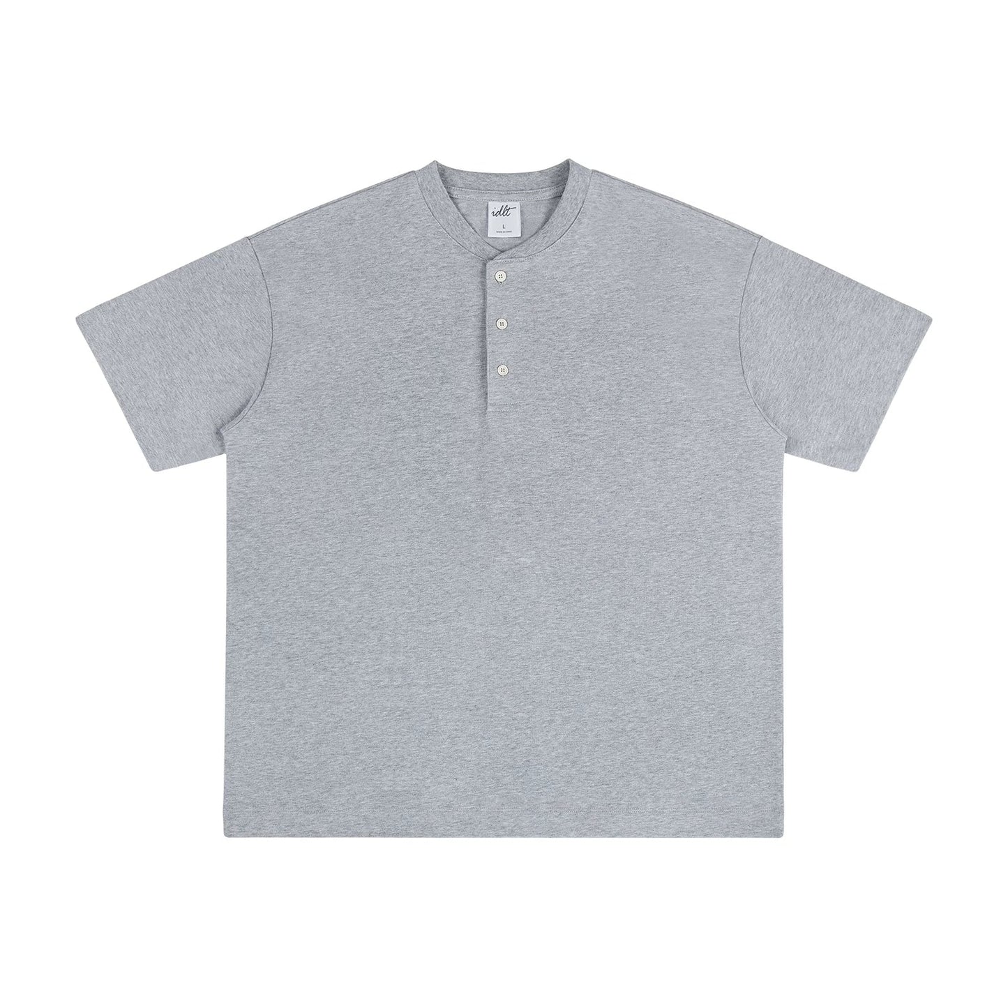 Core Crest Short-Sleeve Henley Tee