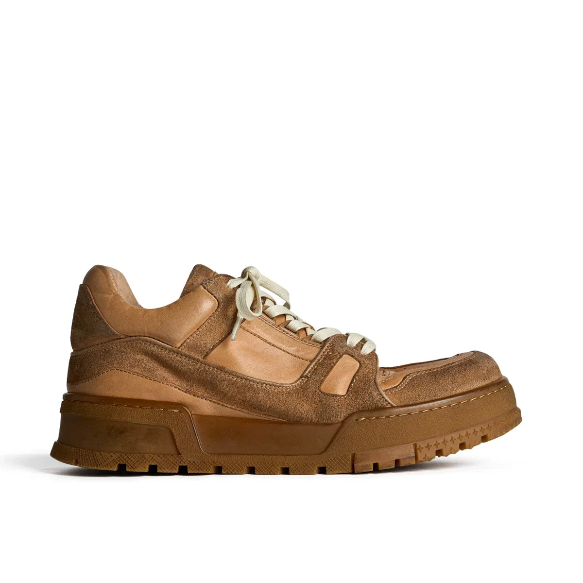 Vintage Washed Hand-Painted Chunky Sneakers - Skipkicks