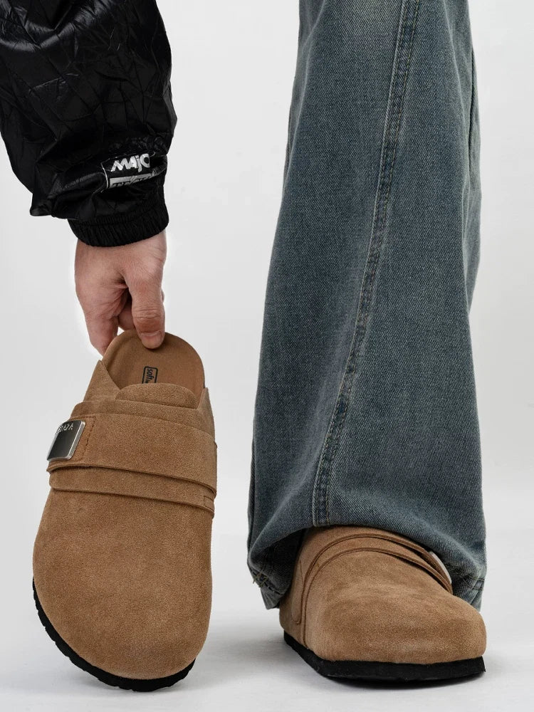 Crest Soft Suede Clogs - Skipkicks