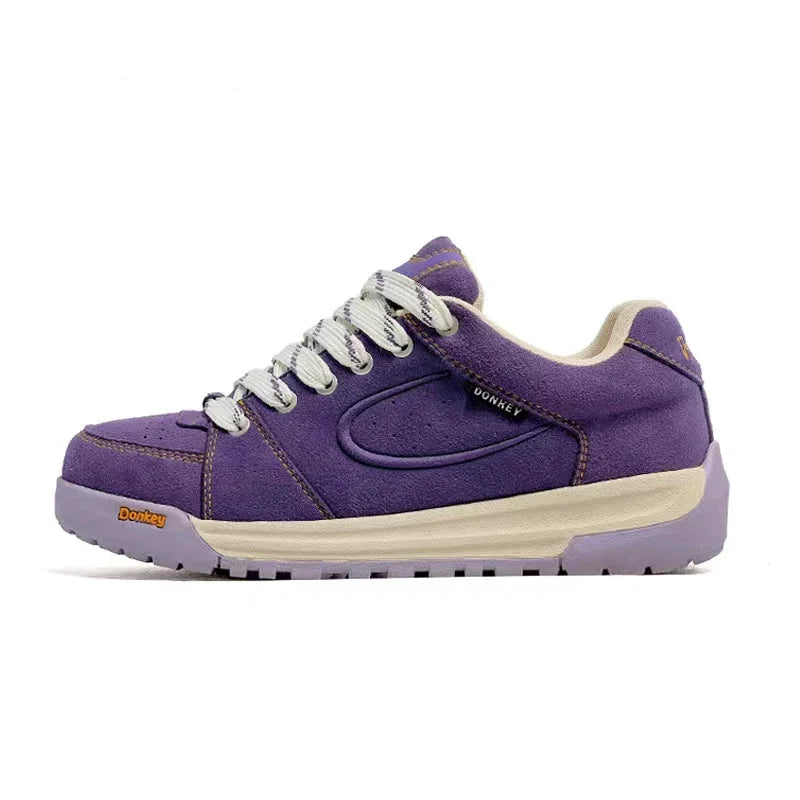 Crest Suede Court Sneakers - Skipkicks