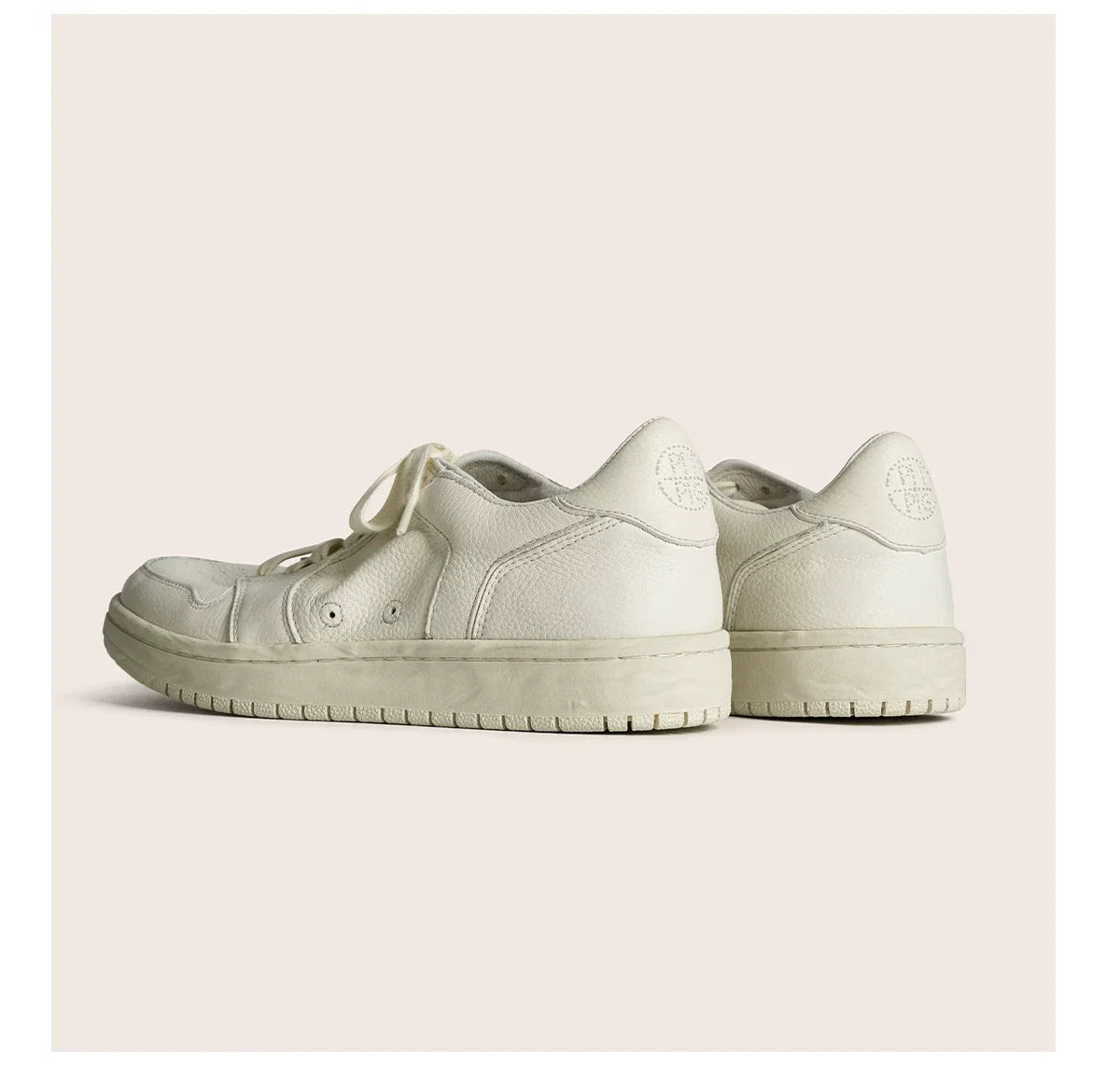 Vintage Court Cowhide Leather Sneakers - Skipkicks