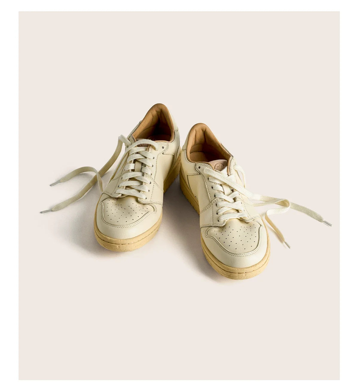Vintage Court Cowhide Leather Sneakers - Skipkicks