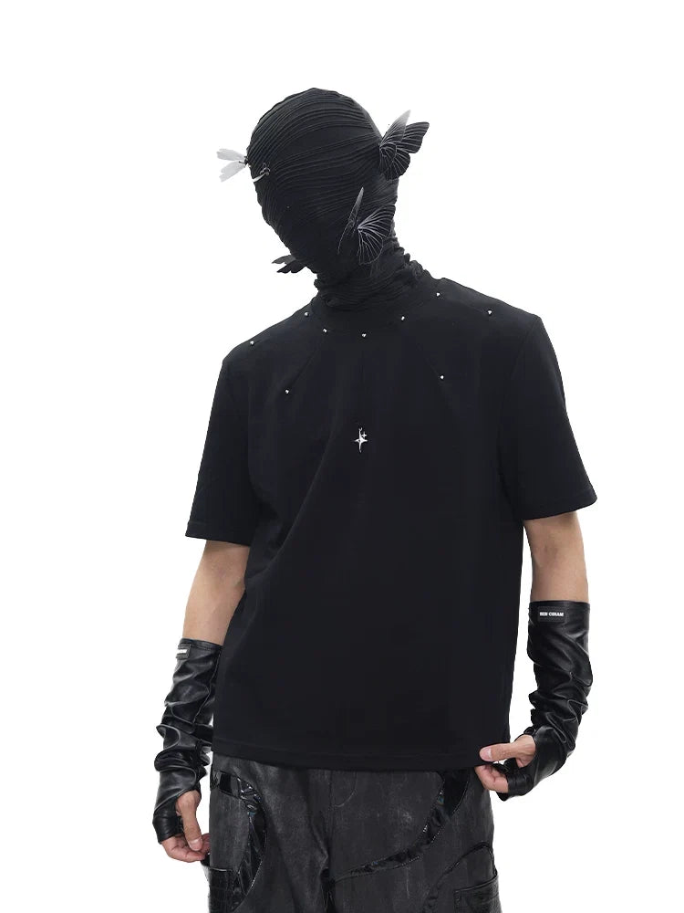 Halo Tether Studded Pendant Tee