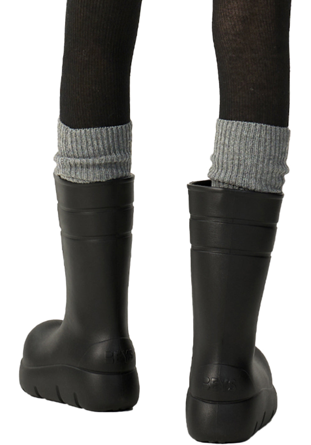 Black Tall Waterproof Platform Boots