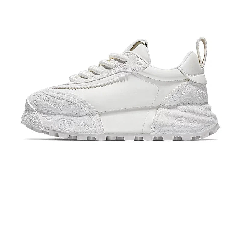 LuxeTrail Embossed Sneakers - Skipkicks