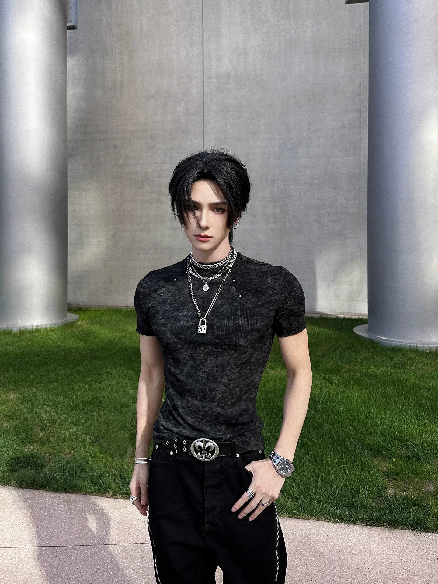 Shadow Fade Alloy-Ring Tee