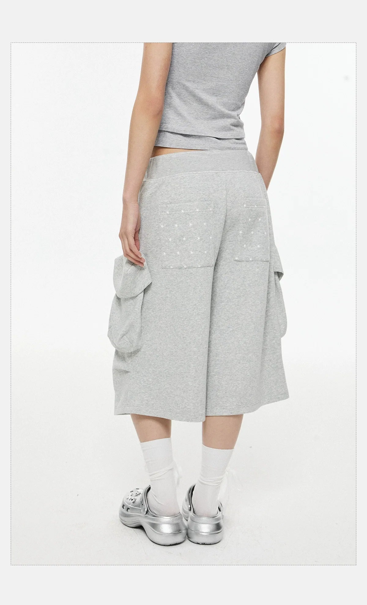 Loose Fit Drawstring Cargo Bermuda Length Shorts for Ultimate Comfort