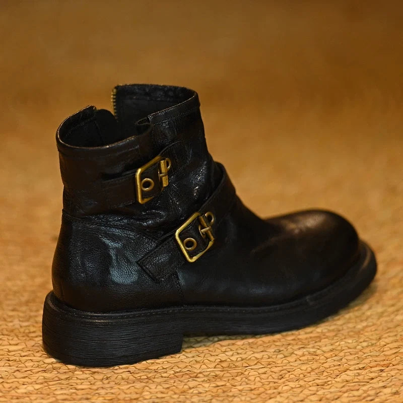 Double Buckle Lamb Boots - Skipkicks