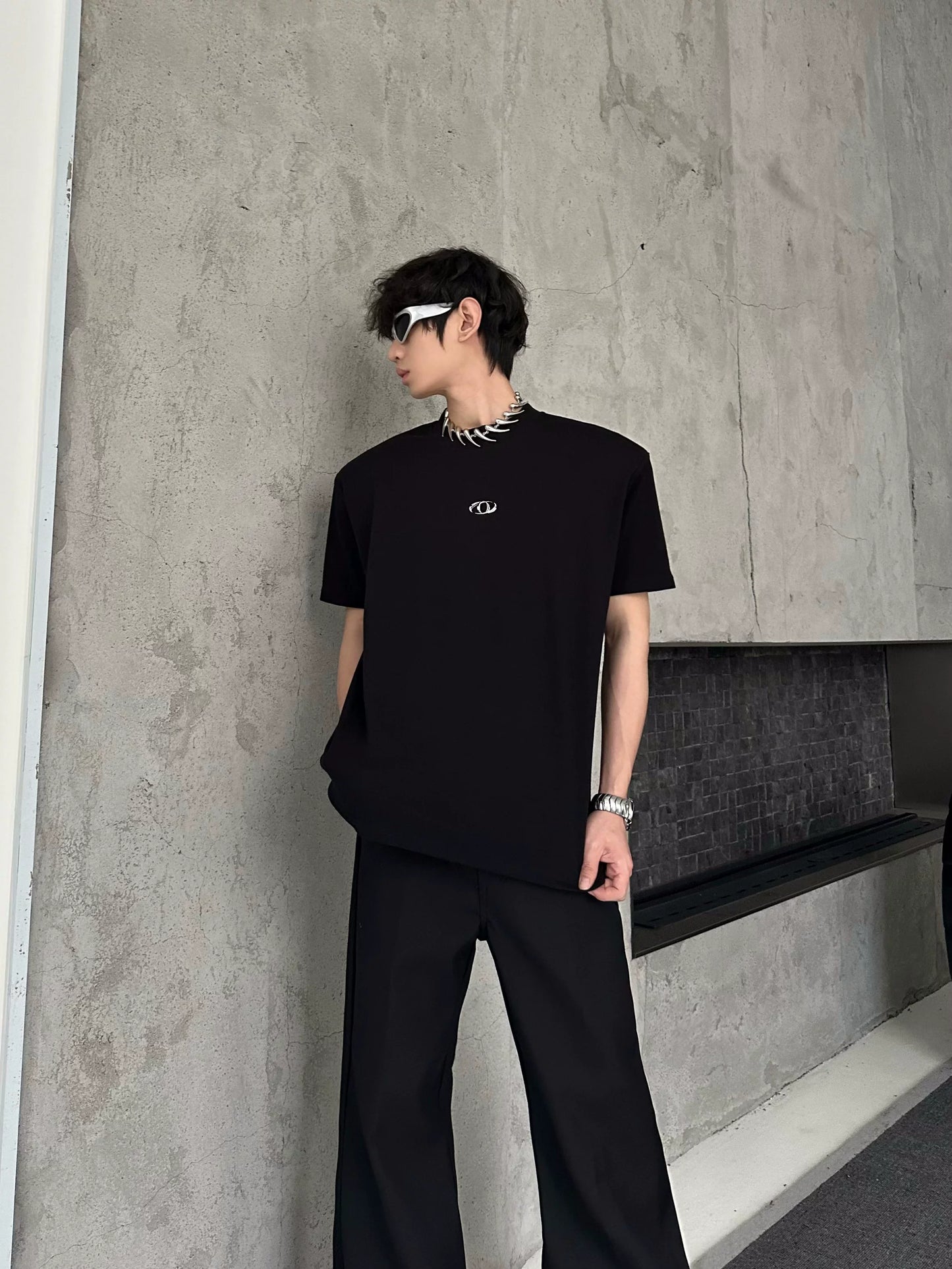 Onyx Crest Minimal Tee