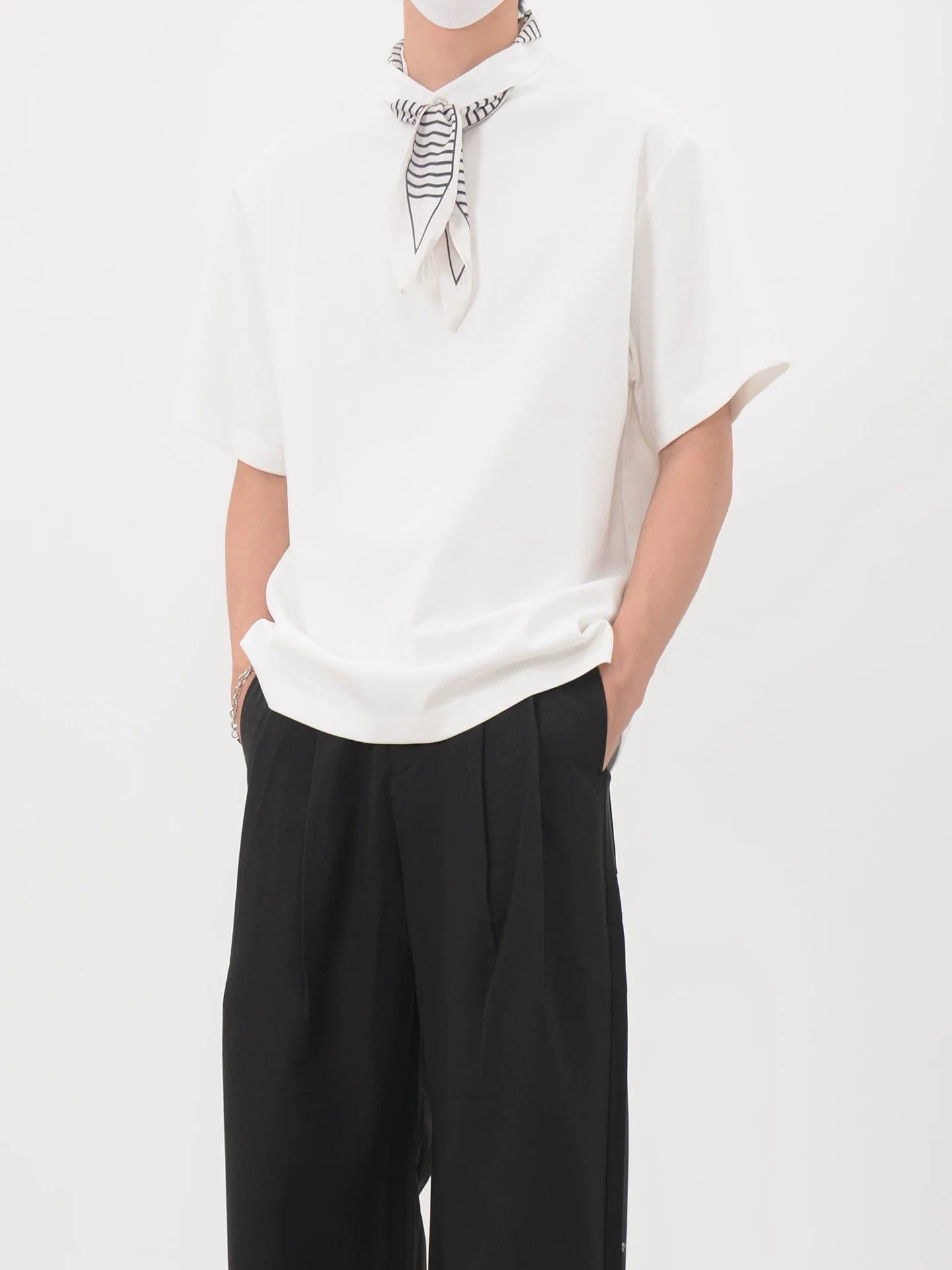 Bandana Placket Polo Tee