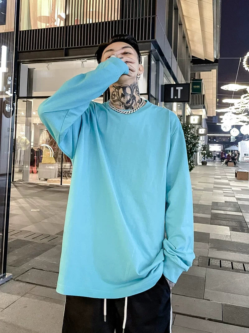 Essential Oversized Long‑Sleeve Tee