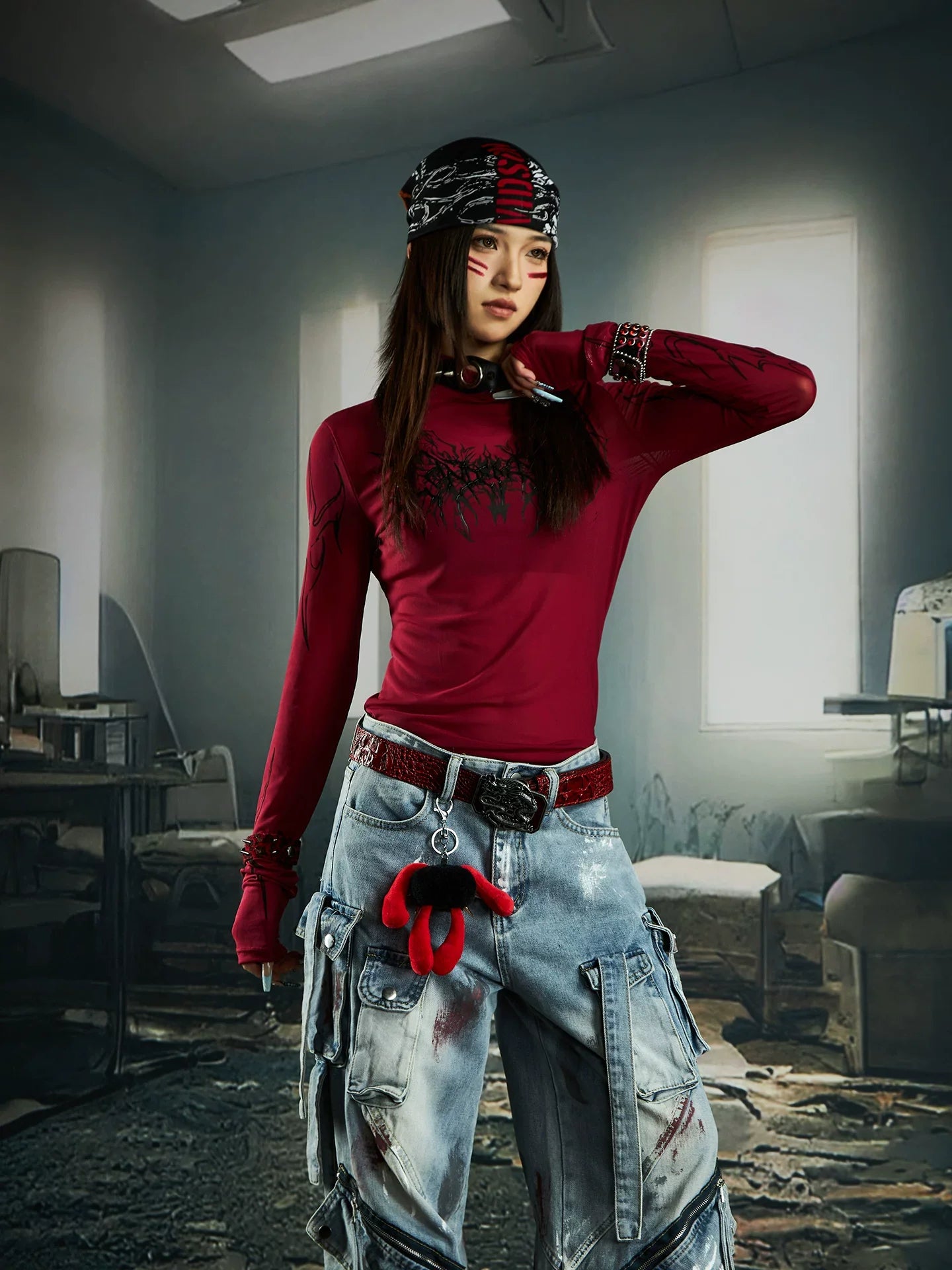 Riot Warpaint Mesh Tops