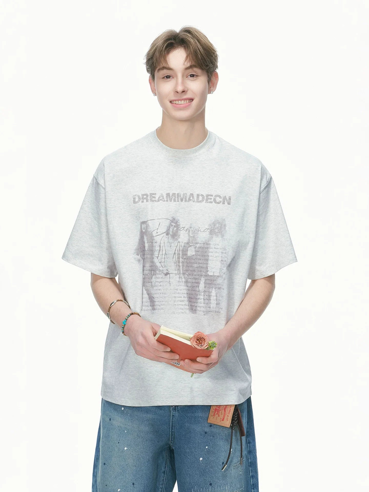 Dream Print Oversized Tee