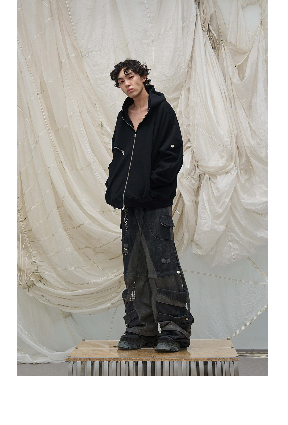Convertible Panel Cargo Wide Leg Pants - Versatile Comfort for Every Occasion