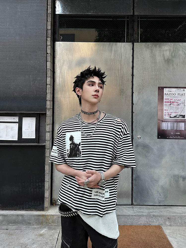 Razor Hymn Striped Relic Tee